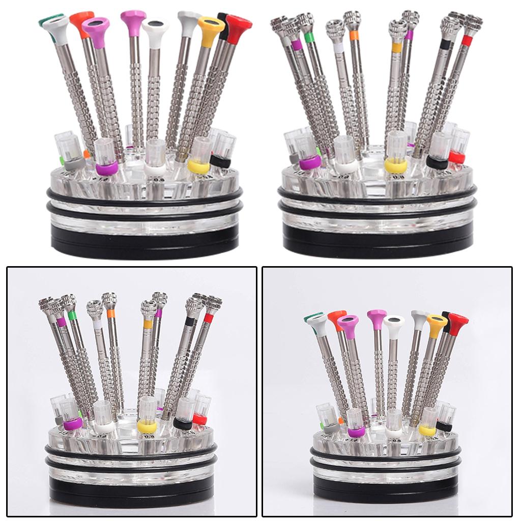 0.6-2.0mm 10Pcs/Set Precision Screwdriver Set Watchmaker Tool Round Head