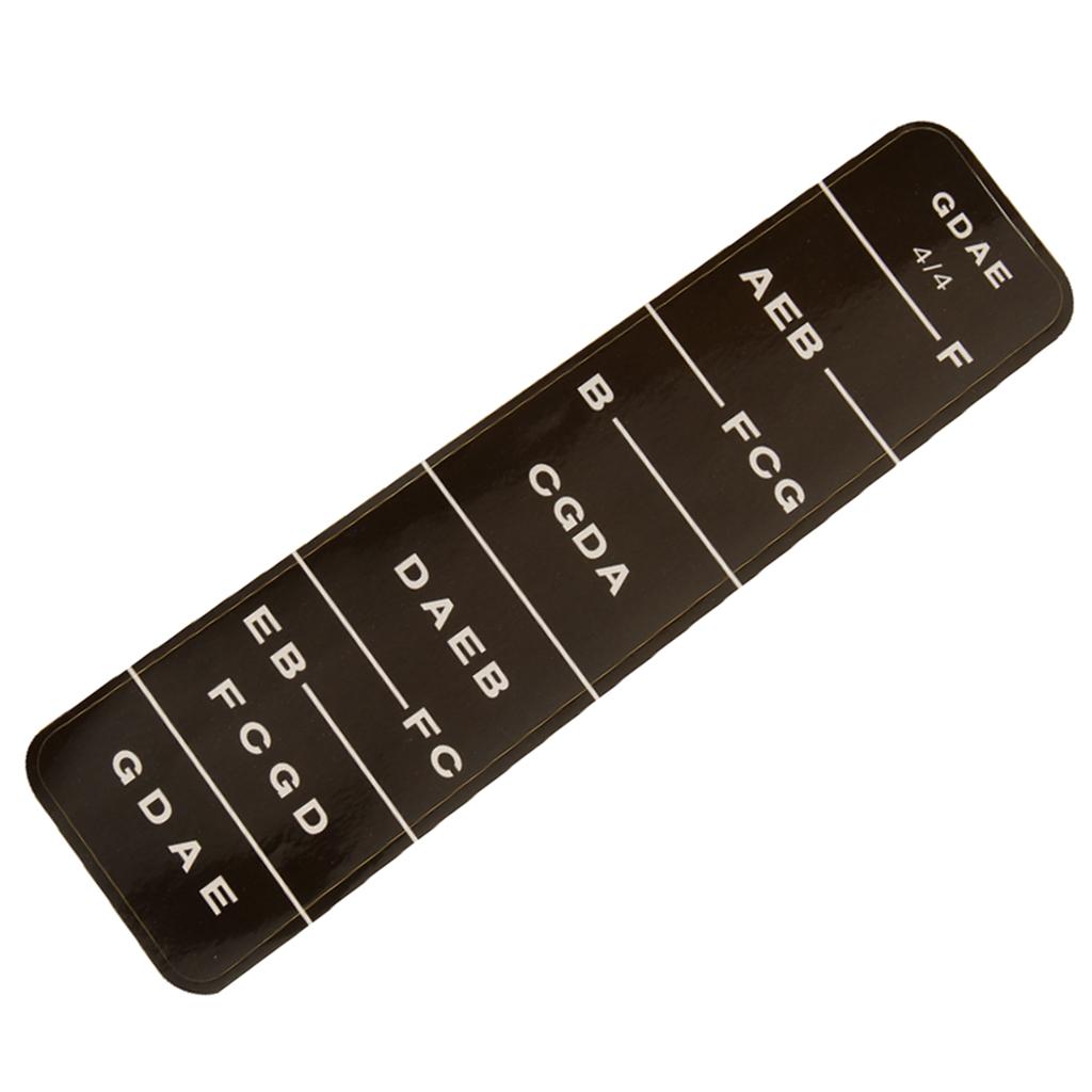 1 Violin Fiddle Fingerboard Stickers Fret Marker Labels Fingering Chart 4/4