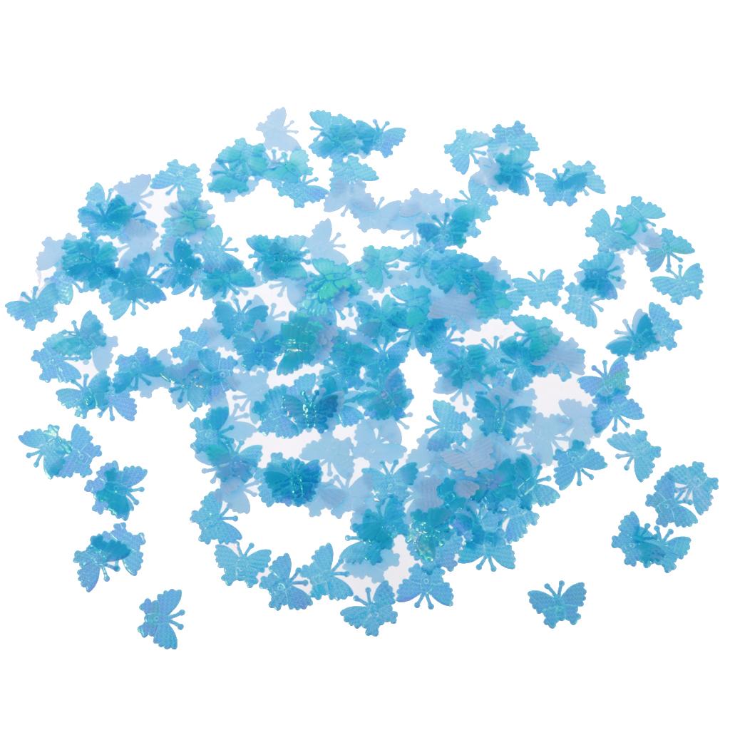 1 Bag Butterfly Confetti Sprinkles Table Scatters Wedding Accessories Blue