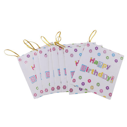 (160pcs) Birthday Themed Message Greeting Cards Gift Cards Kids Birthday Party Supplies