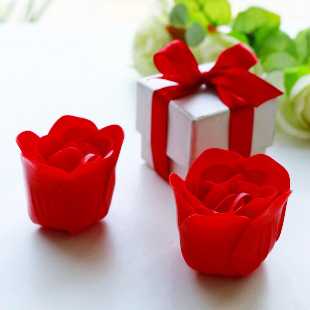 1 Piece Red Rose Creative Gift Wedding Favor Creative Romantic Home Decor DIY Decorative Arrangement