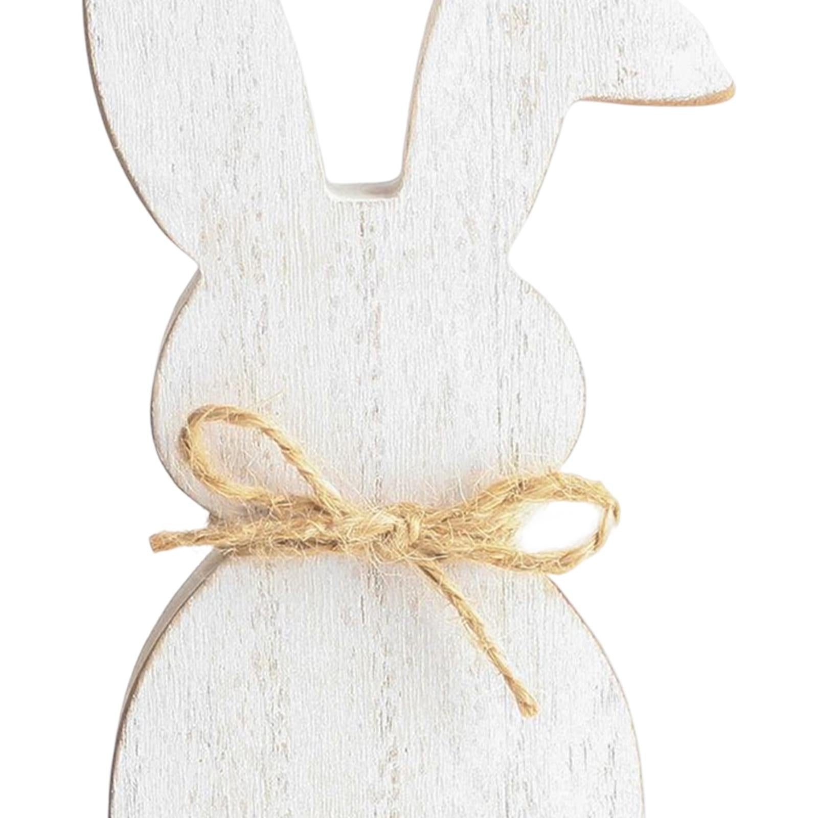 Wooden Crafts Bunny DIY Density Board Gifts Crafts for Party Decor Style C