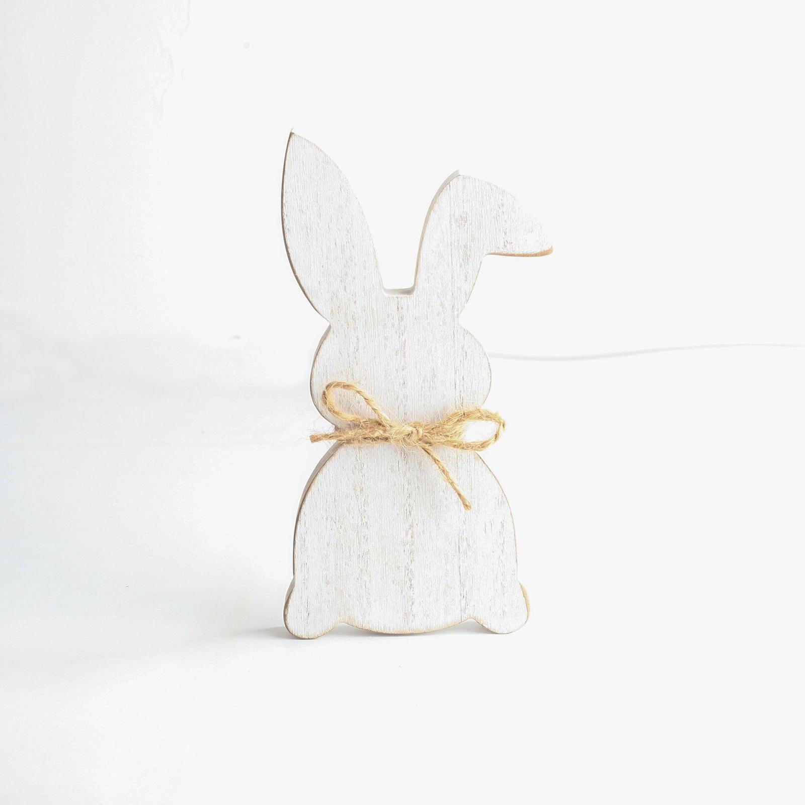 Wooden Crafts Bunny DIY Density Board Gifts Crafts for Party Decor Style C