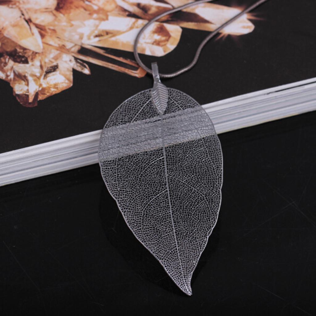 1 Piece Leaf Charms Pendant Findings for Jewelry Making Craft Black 4X6cm