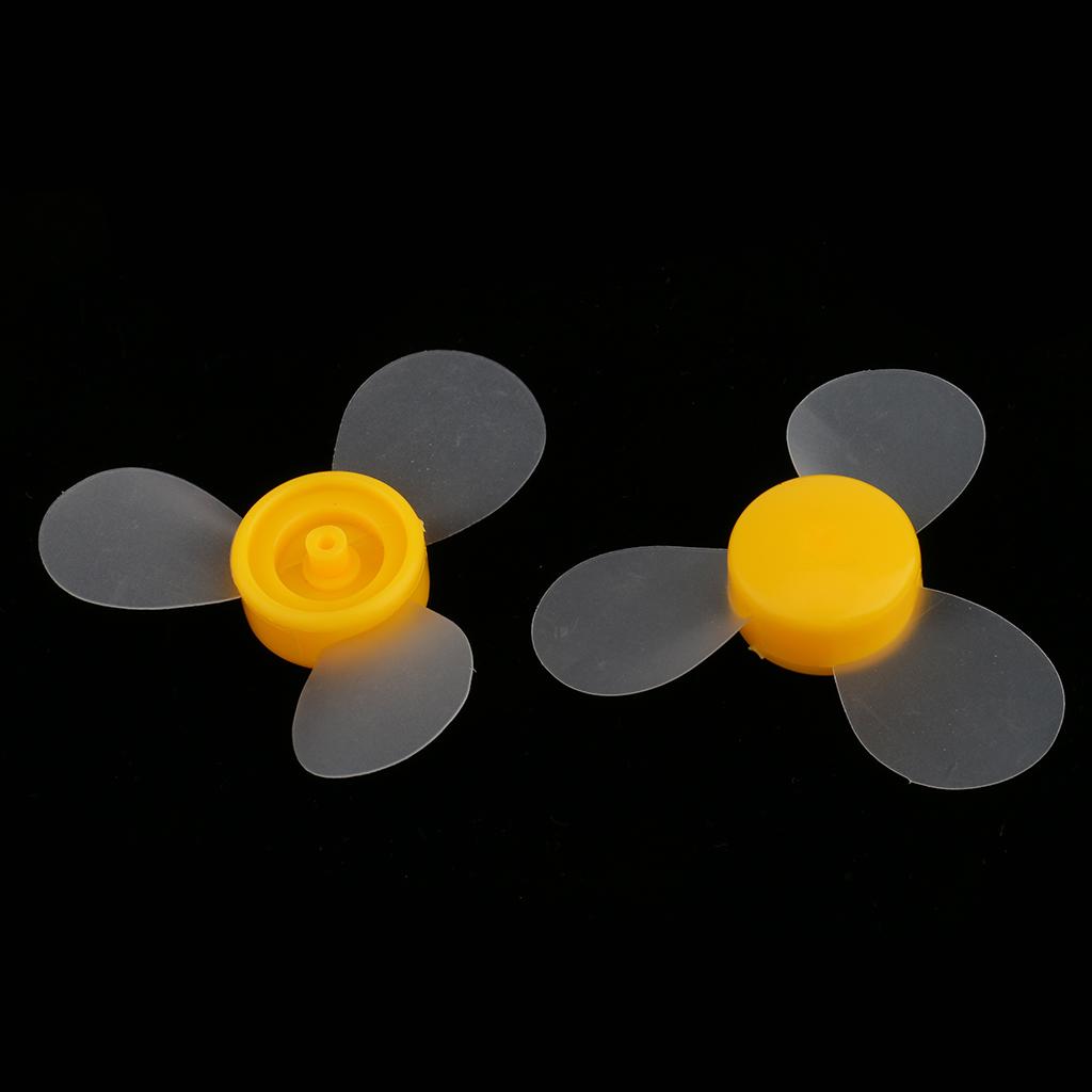  2 Pieces Triblade Propeller 72mm Leaf CW CCW for Quadcopter Multicopter RC Airplane Boat