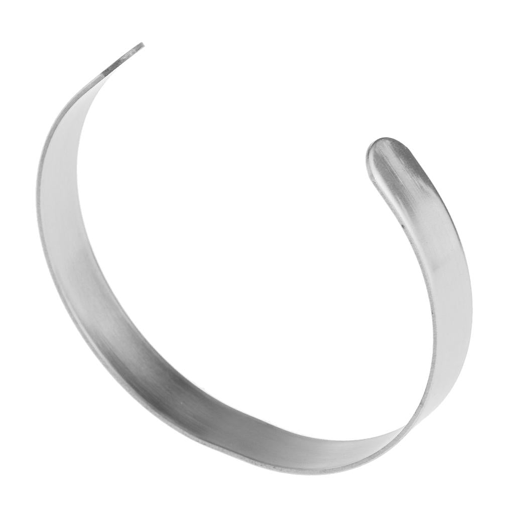 1 Piece Silver Blank Bangle Setting Cuff Bracelet For Jewelry Making 1cm