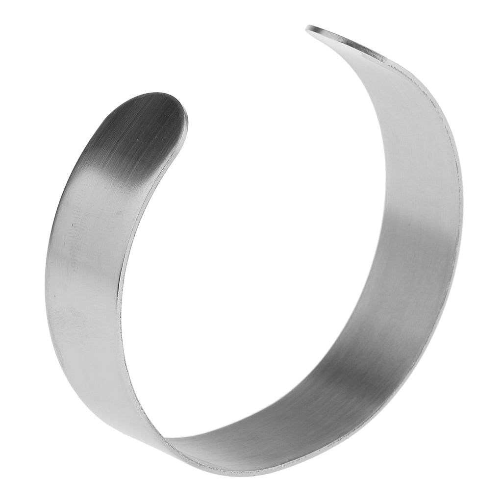 1 Piece Silver Blank Bangle Setting Cuff Bracelet For Jewelry Making 1.6cm