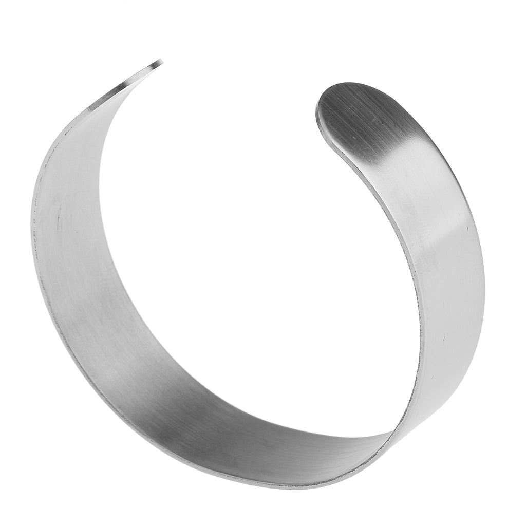 1 Piece Silver Blank Bangle Setting Cuff Bracelet For Jewelry Making 1.6cm