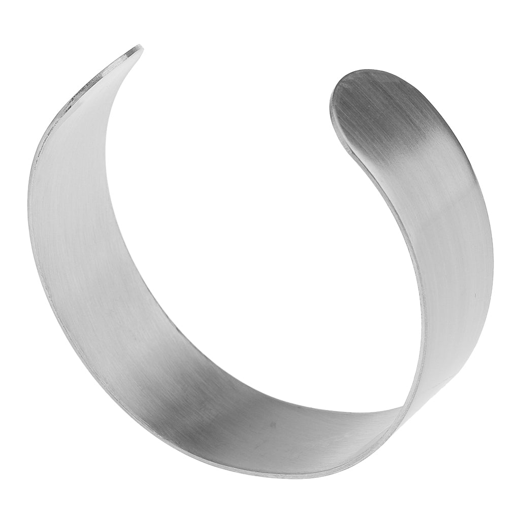 1 Piece Silver Blank Bangle Setting Cuff Bracelet For Jewelry Making DIY 2cm