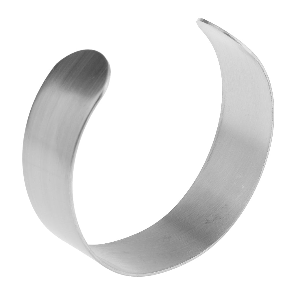 1 Piece Silver Blank Bangle Setting Cuff Bracelet For Jewelry Making DIY 2cm