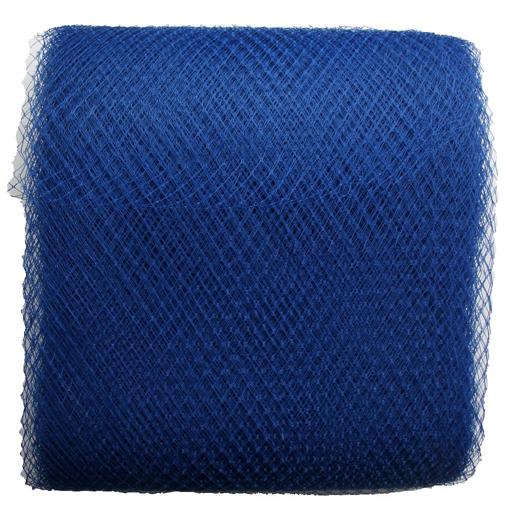 1 Yard 25cm Metallic Mesh Ribbon Webbing Christmas Wedding Crafts Dark Blue