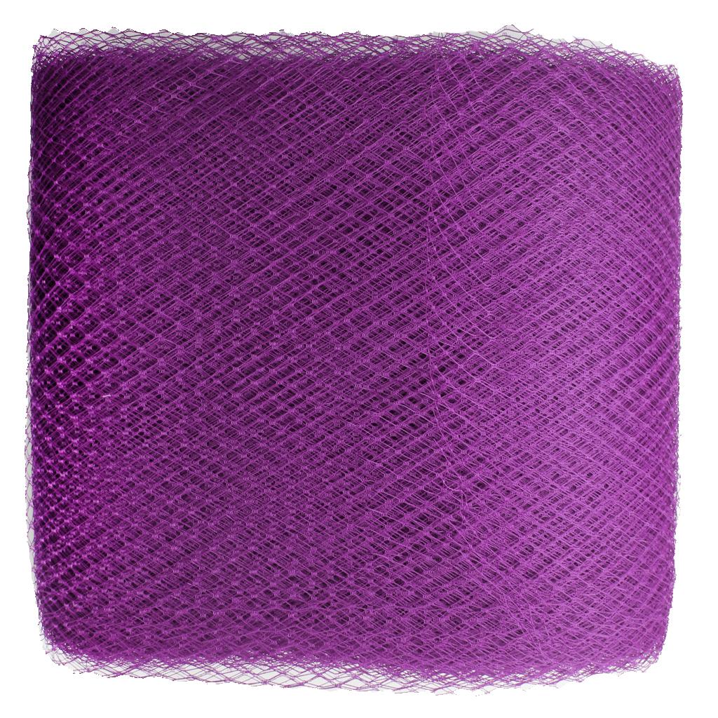 1 Yard 25cm Metallic Mesh Ribbon Webbing Christmas Wedding Crafts Fuchsia 