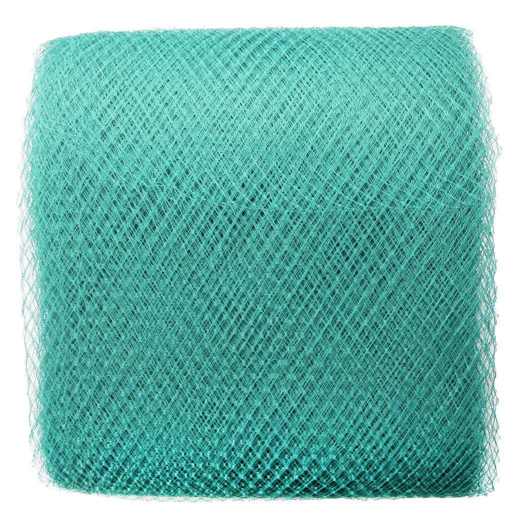 1 Yard 25cm Metallic Mesh Ribbon Webbing Christmas Wedding Crafts Light Blue