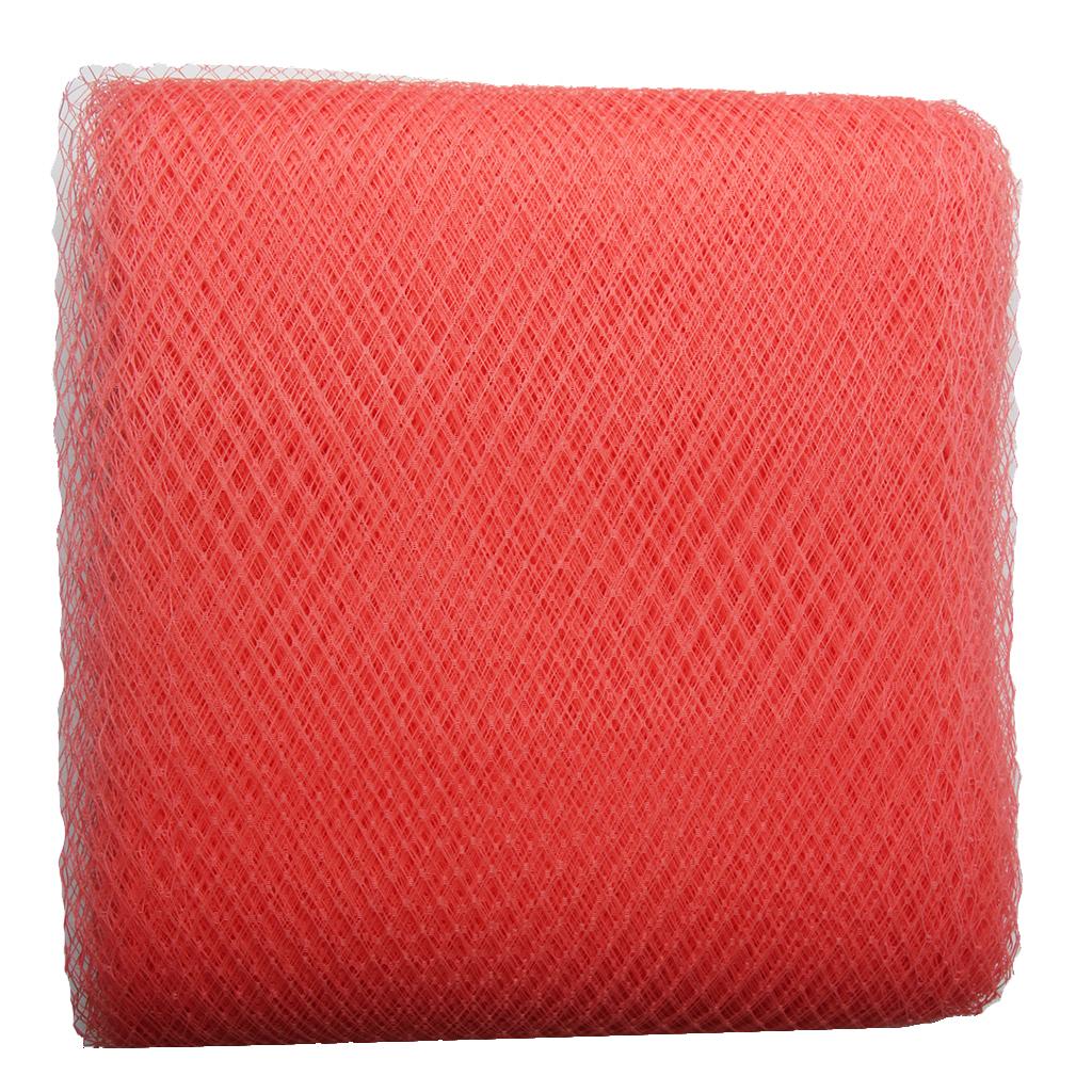 1 Yard 25cm Metallic Mesh Ribbon Webbing Christmas Wedding Crafts Watermelon red