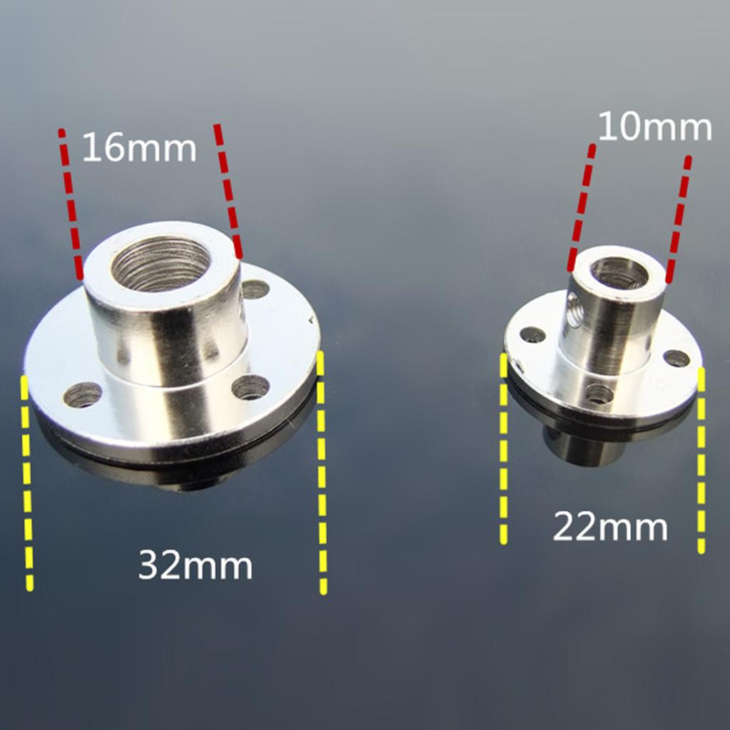 1 Set Rigid Flange Coupling Motor Guide Shaft Coupler Motor Connector 4mm