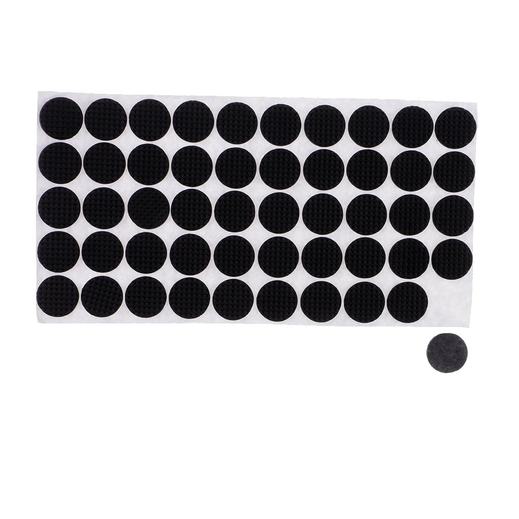 100 Pieces Self Adhesive Square Rubber Furniture Feet Floor Protector Pads Anti Skid Scratch DIY Resistant Mats Table Legs Stools Chairs Protection