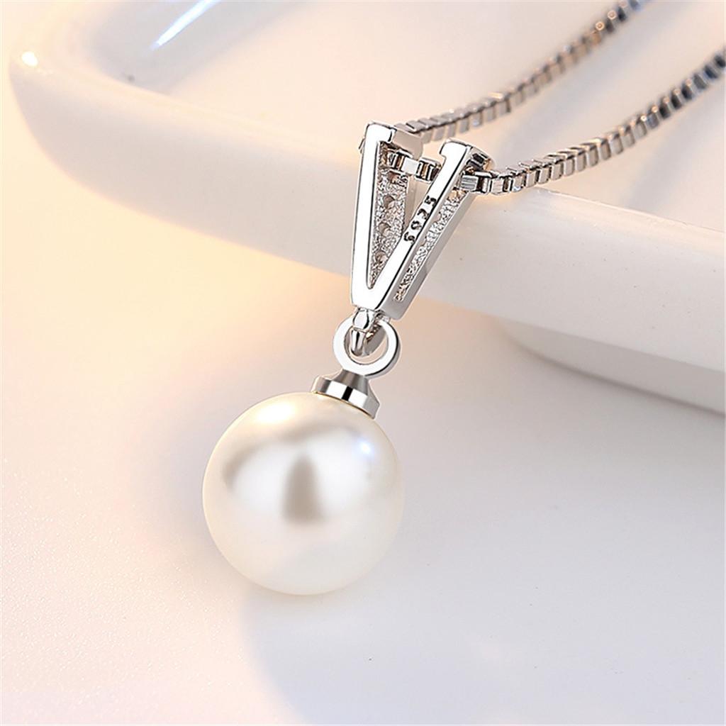 Zircon Crystal Pearl Charms Pendants for DIY Womens Necklace Wedding Jewelry