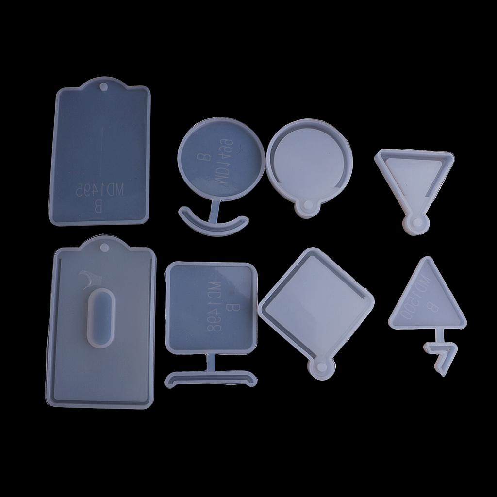 2Pcs/Set Different Shape Silicone Mould Resin Casting Mold Diy Craft MD1499