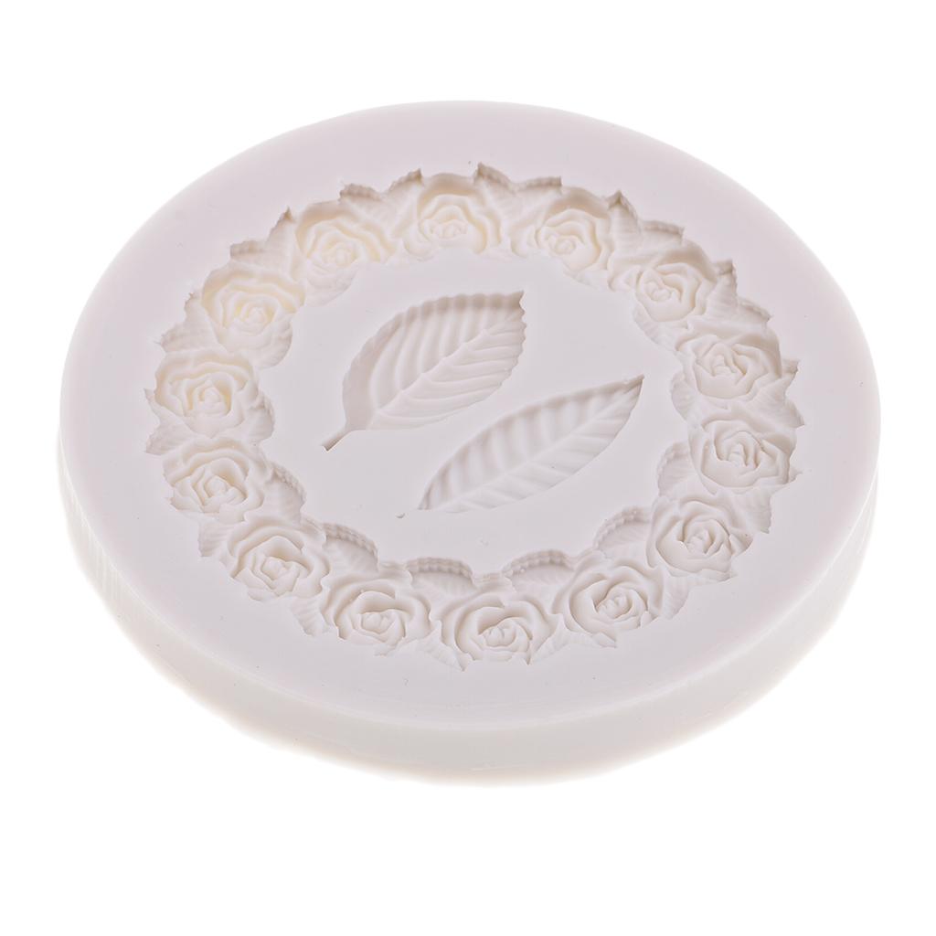 Wreath Leaf Silicone Mold Crystal Epoxy Mold For DIY Chocolate Cake Crafts