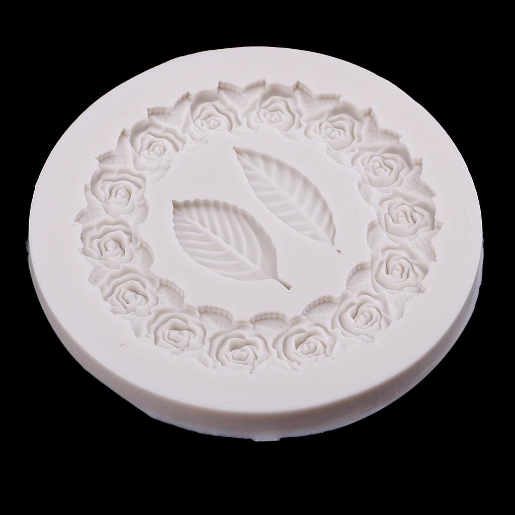 Wreath Leaf Silicone Mold Crystal Epoxy Mold For DIY Chocolate Cake Crafts