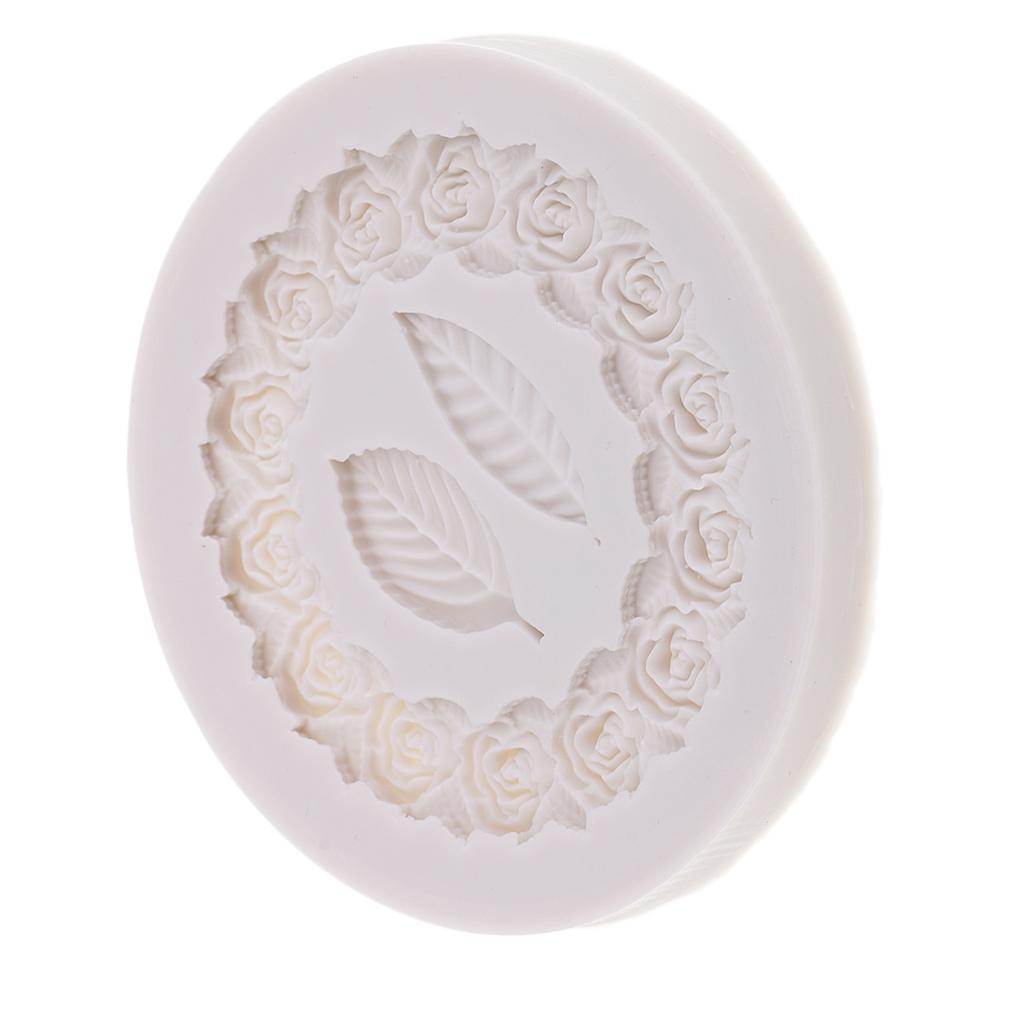 Wreath Leaf Silicone Mold Crystal Epoxy Mold For DIY Chocolate Cake Crafts