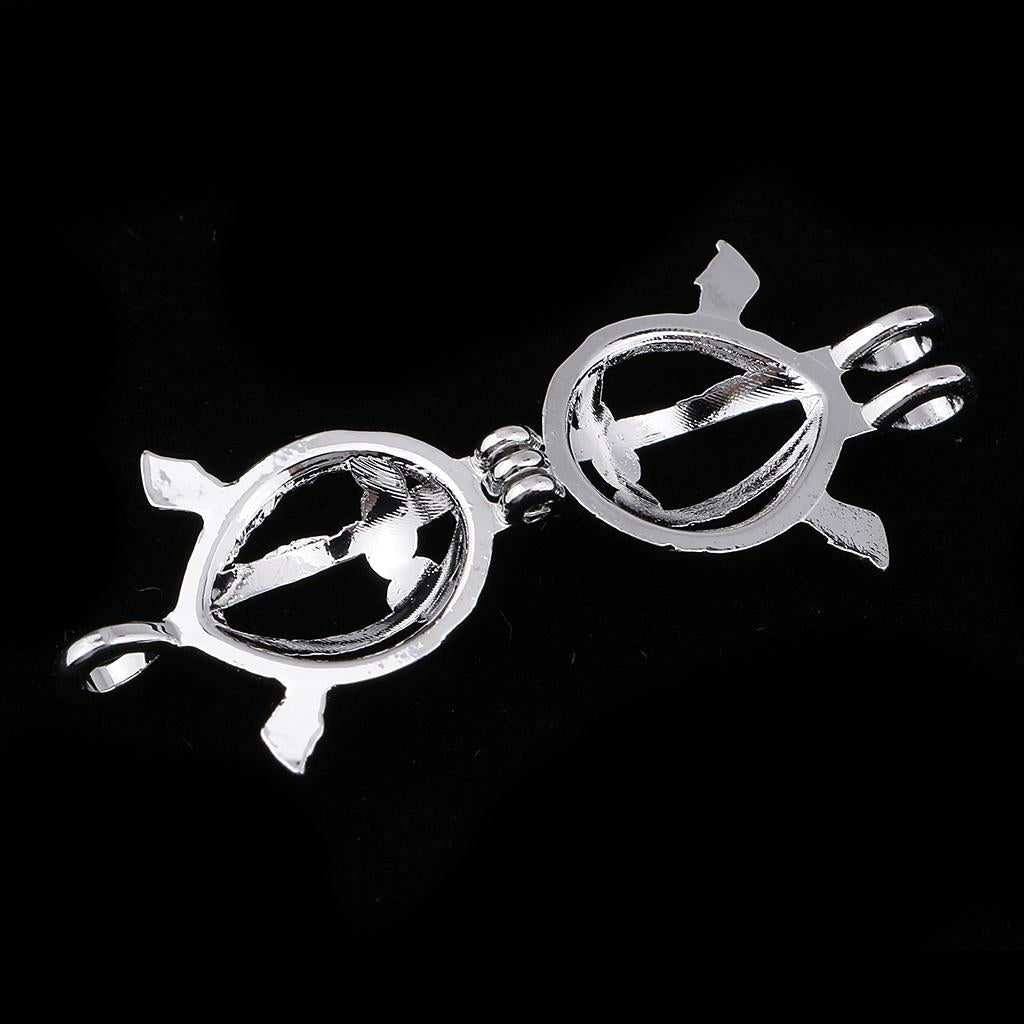 1 Piece Pearl Beads Cage Charms Locket Pendant Settings for DIY Necklace #3