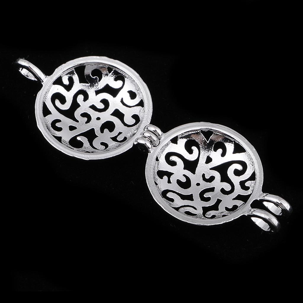 1 Piece Pearl Beads Cage Charms Locket Pendant Settings for DIY Necklace #5