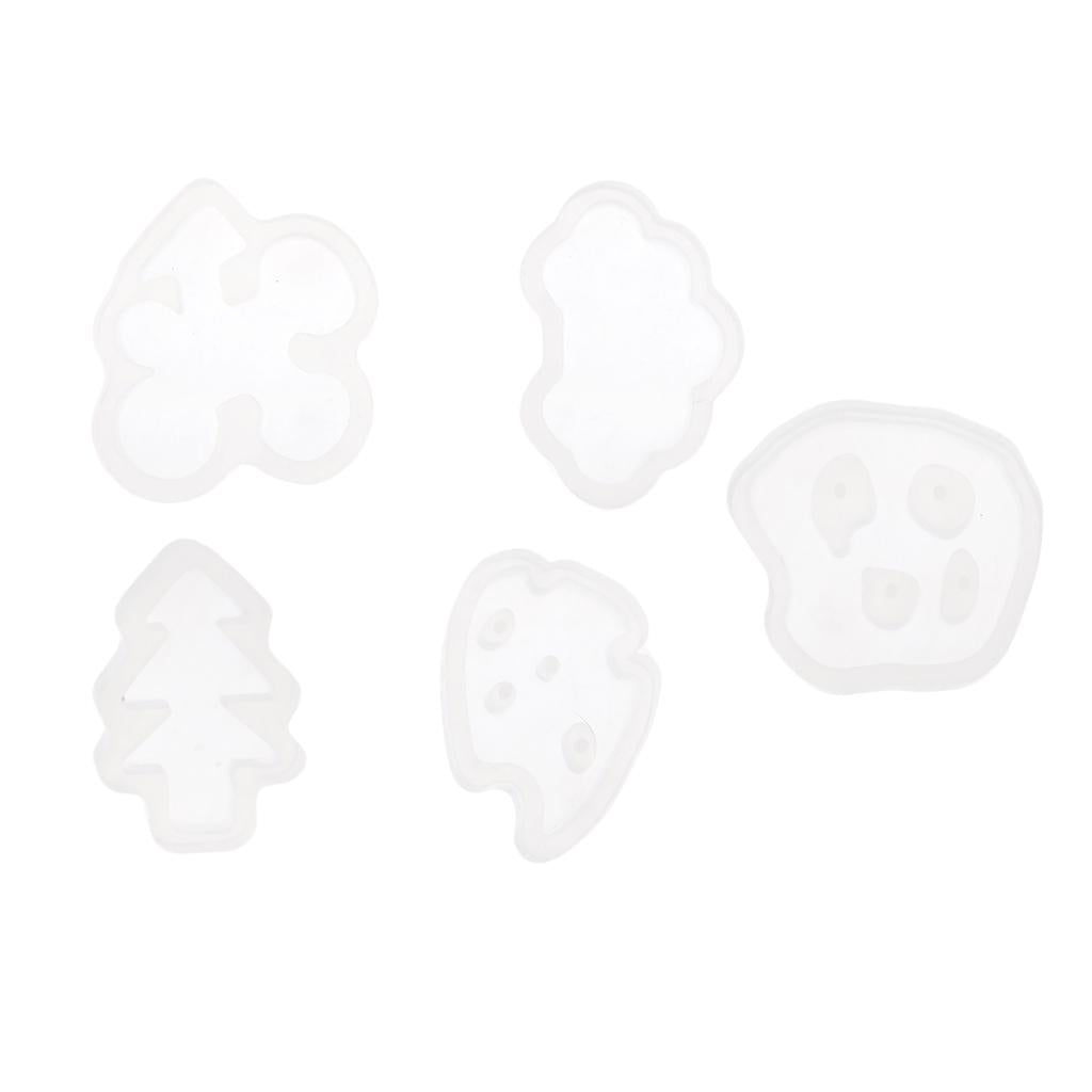 1 Set 5 Shapes Silicone DIY Jewelry Mold Resin Mould Baking Shape Mould