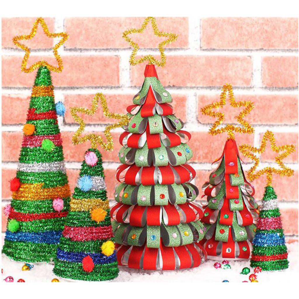 1 Set Foamed Christmas Tree Decoration Crafts Kids Gifts for Home Decor A