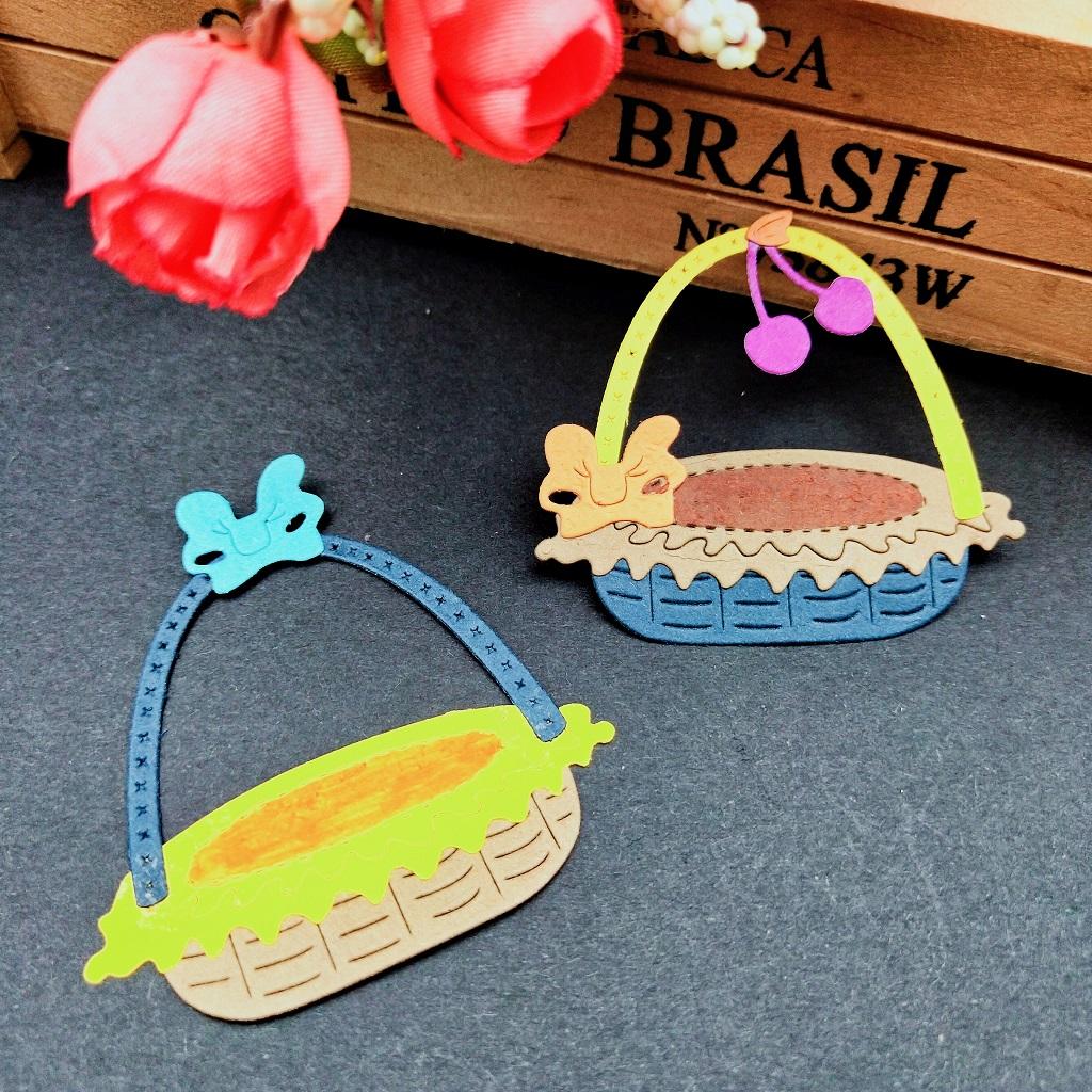 1 Piece Fruit Basket Shape Cutting Dies Embossing Die Cutter Handmade Crafts