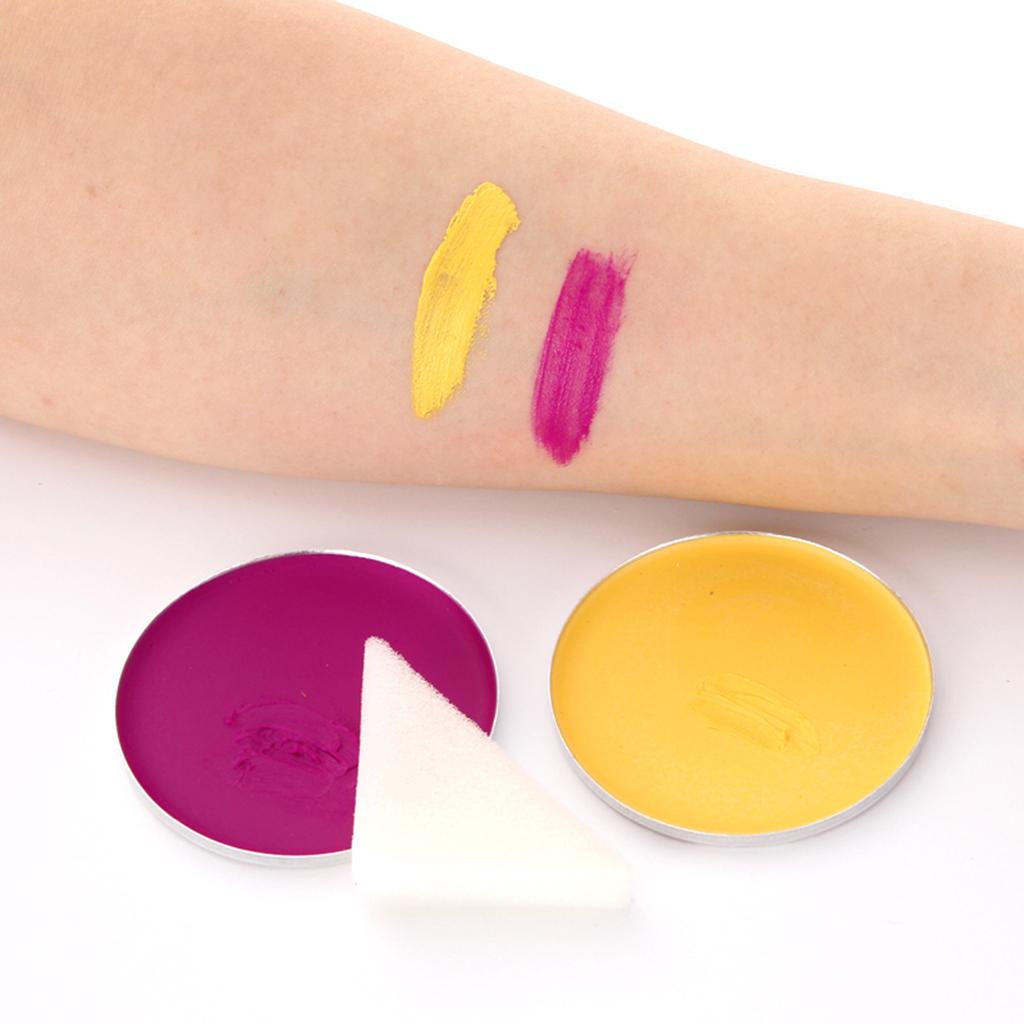 1 Set 2 Mixed Colors Random Delivered Painting Palette Professional Face Paint ~ Essential Colors Halloween Dress Up Paint