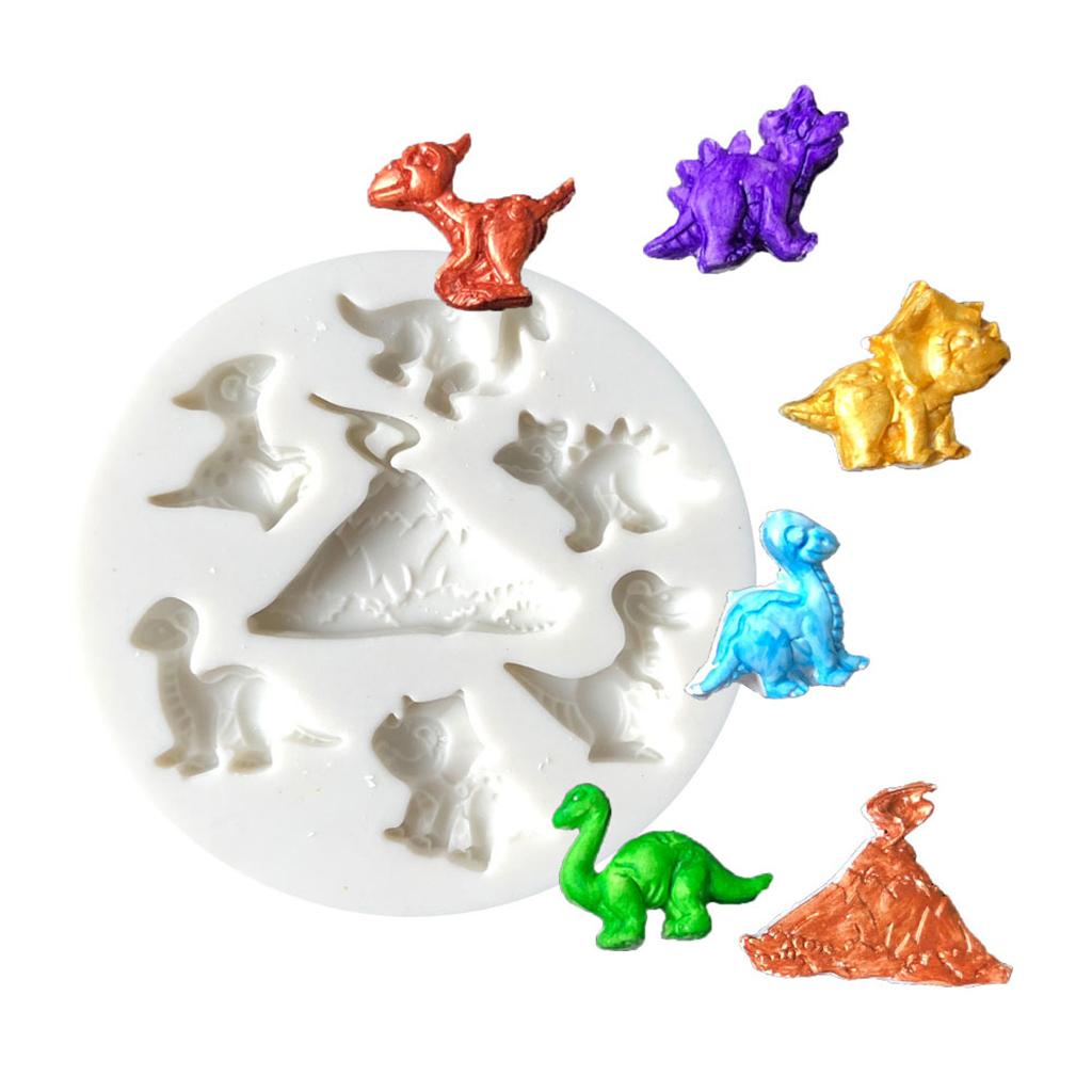 1 Set Dinosaur Mold DIY Molding Mould Fondant Shaping Molds Decors Tools