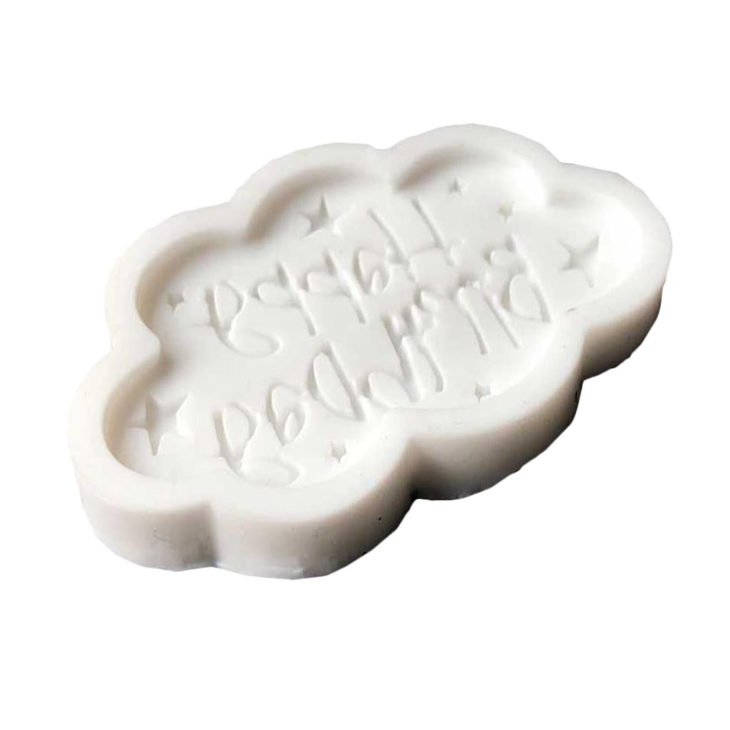 ''HAPPY BIRTHDAY''Silicone Fondant Mold Chocolate Candy Cake Decor Baking Tool