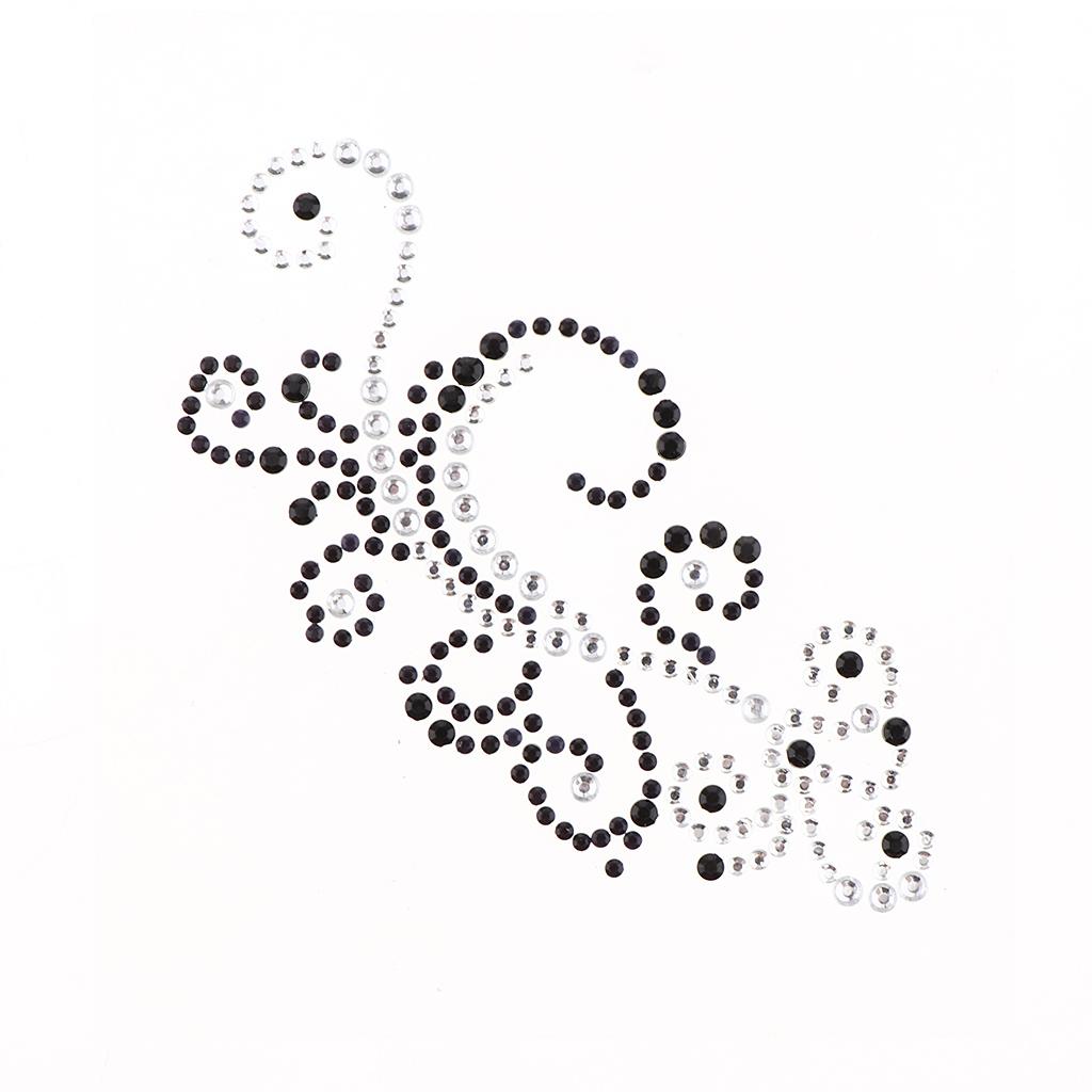 1 Sheet Rhinestone Stickers Flower for DIY Scrapbooking Cards Making Decor D