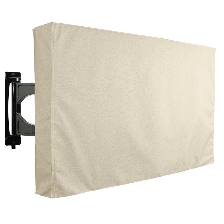 HALIN Polyester Television Protector 46-48 Inch TV Screen Protective Cover Waterproof Case - Beige