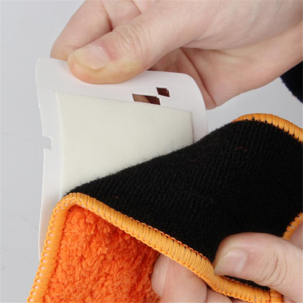 Washable Mopping Pad Sweeping Pad Cloth Replacement for iRobot Braava Jet 240 241 Robot - Dark Orange