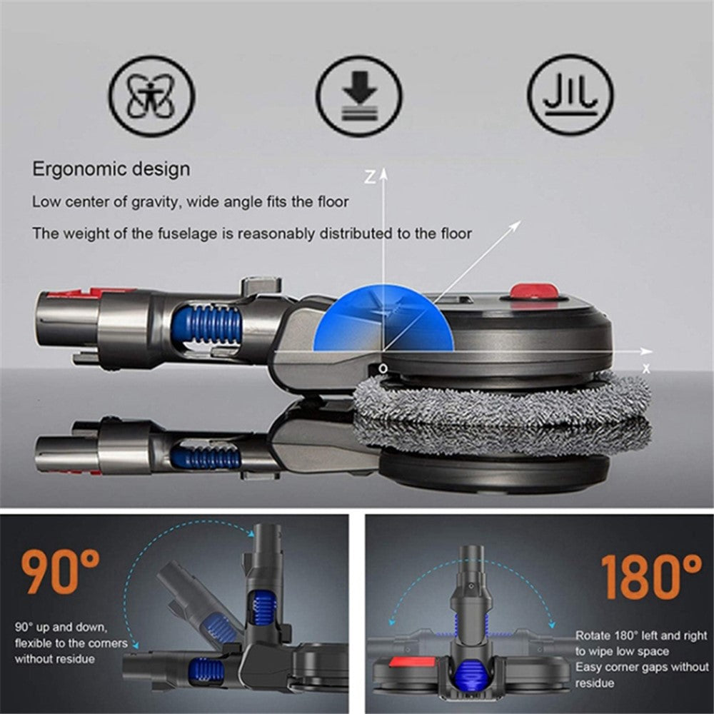 Replacement Electric Mop Head for Dyson V7 / V8 / V10 / V11 Mop Head with Integrated Water Tank, 6 Mops