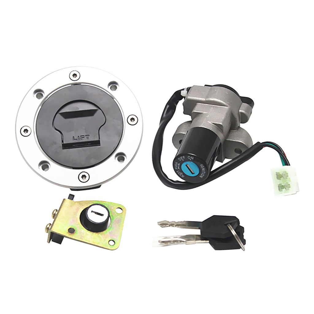 4.53" Metal Silver Gas Fuel Tank Cap Cover for GSF1200 01-04 GSXR 1000 01-02