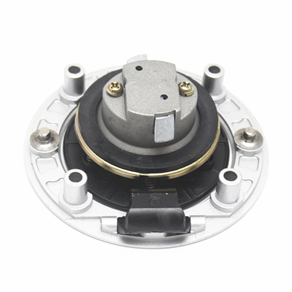 4.53" Metal Silver Gas Fuel Tank Cap Cover for GSF1200 01-04 GSXR 1000 01-02