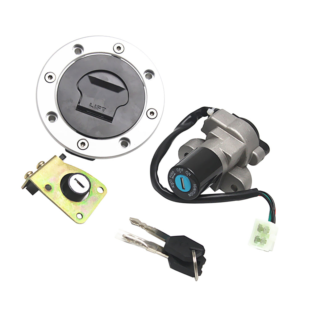 4.53" Metal Silver Gas Fuel Tank Cap Cover for GSF1200 01-04 GSXR 1000 01-02