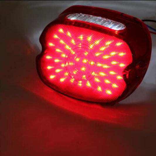 Motorcycle LED Running Tail Brake Light for Harley Sportster Dyna Lay Down 1991-2010