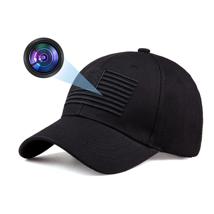 HD 1080P Mini Camera Baseball Cap with Motion Detection Outdoor Surveillance Camera