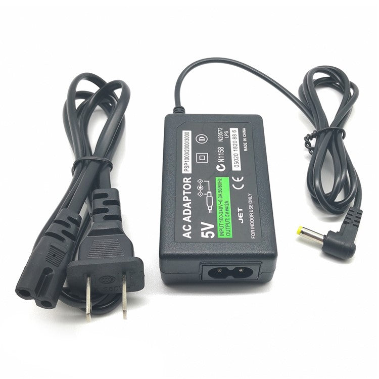 5V AC Adapter Wall Charger Compatible with Sony PSP 1000 / 2000 / 3000 Replacement Charger Adapter - US Plug