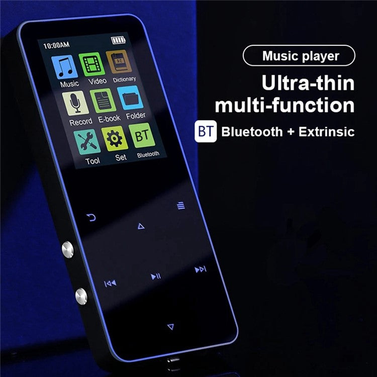 S308 Touch Screen MP3 Sound Recorder Music Video MP4 Player with Dictionary + Bluetooth-compatible Function - Silver