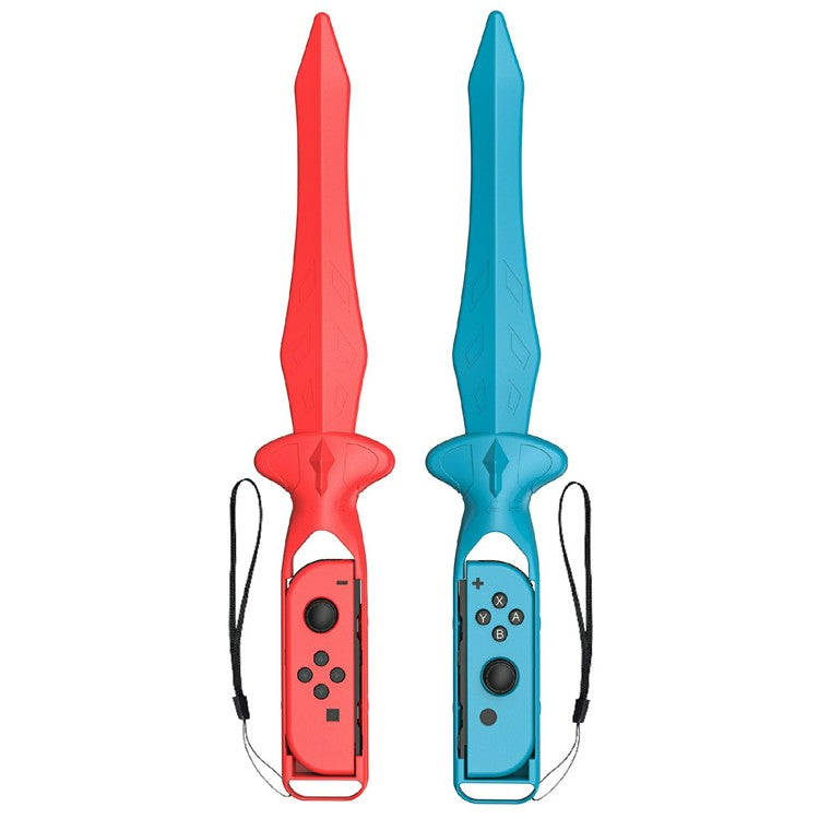 STARTRC GAMES 1 Pair Game Sword Handle Grip with Wrist Strap for Nintendo Switch Sports Games