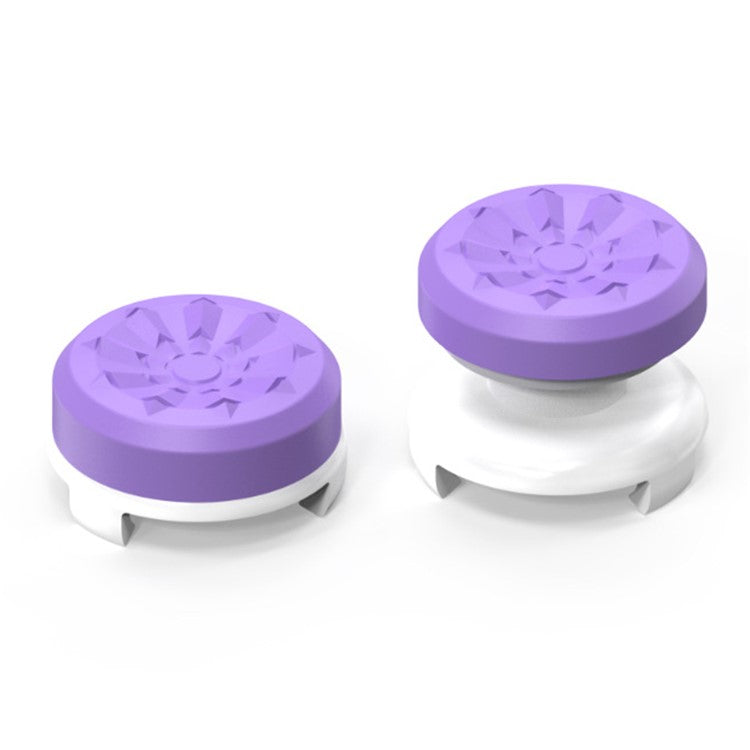 2Pcs Silicone Thumb Grip Caps for Microsoft Xbox 360 / Xbox Series X / Series S / Nintendo Switch Pro Thumb Grips - Purple