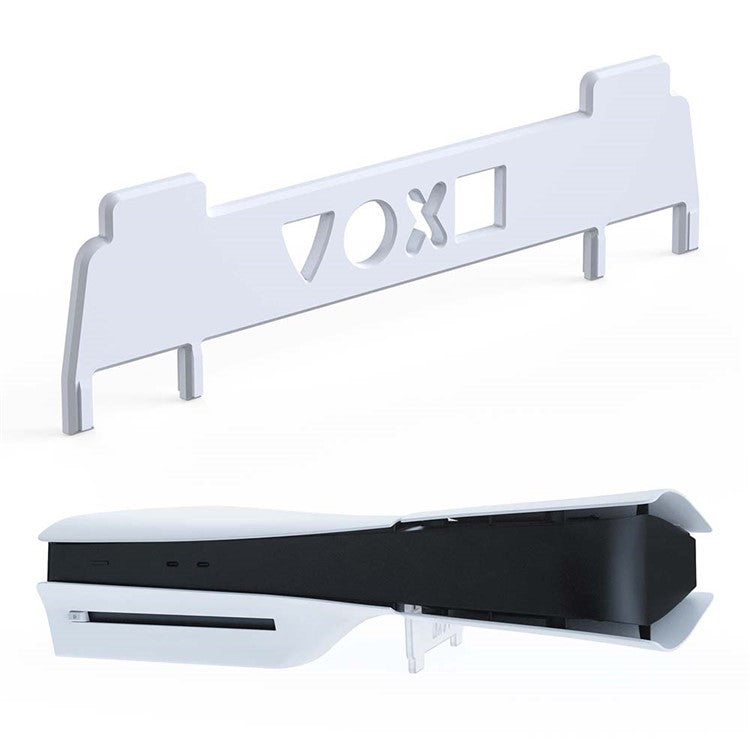 STARTRC GAMES For Sony PS5 Slim Upgraded Game Console Base Plastic Horizontal Bracket - White