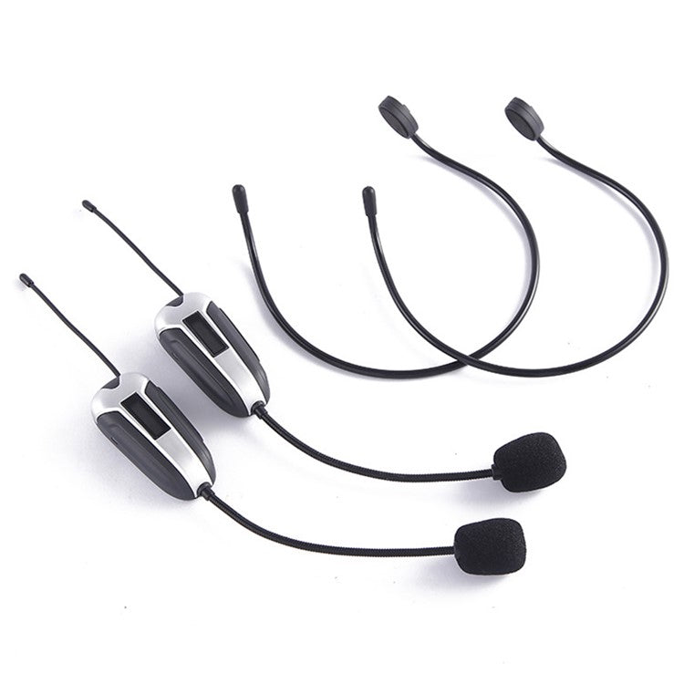 TX-02 UHF Microphone 1 to 2 Wireless Mic Headset for Outdoor Speaker Amplifier Performance