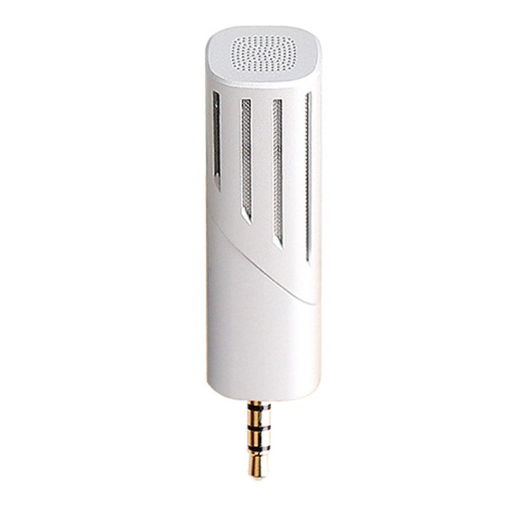 YANMAI R2 Rotatable Mini Microphone Video Recording 4-Pole 3.5mm Mobile Phone Mic - White