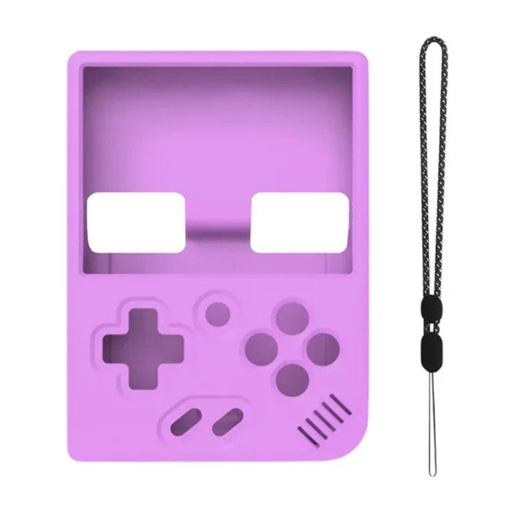 Silicone Case for Miyoo Mini Plus Game Console Protective Sleeve Game Accessories - Purple